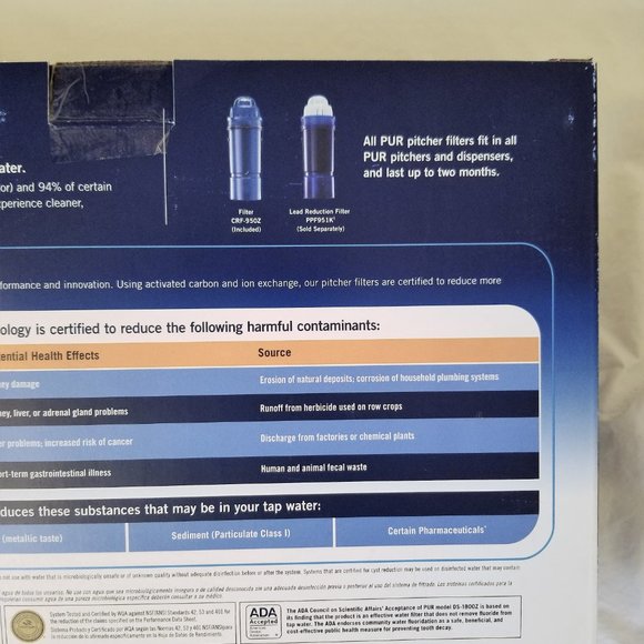 PUR 18 Cup Dispenser Pitcher Maxion Filtration System White - Picture 7 of 10